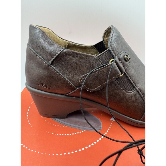 JBU Jambu Kyley Women's Brown Ankle Adjustable Small Heel  Boot Size 7.5M New - Picture 13 of 16